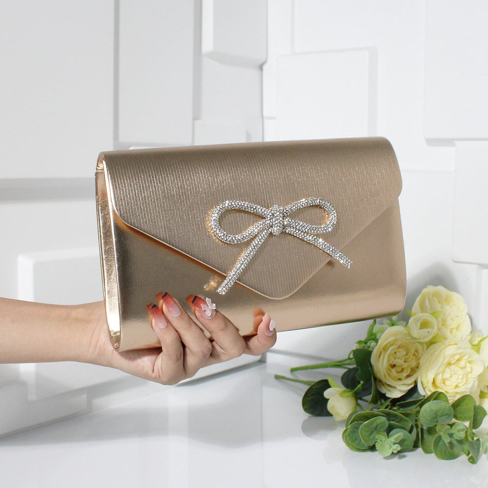 Women's Chain Clutch Evening Wear Underarm Bag