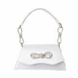 Diamond Bow Carrying Women's Underarm Shoulder Bag