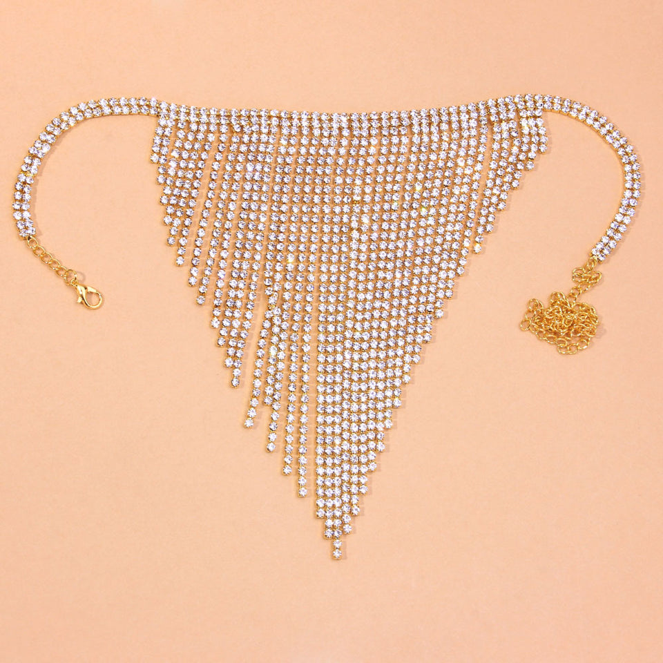 Double Row Necklace Symmetrical Alloy Necklace Necklace