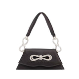 Diamond Bow Carrying Women's Underarm Shoulder Bag