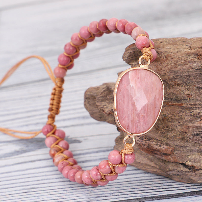 Summer New Multi-layer Winding Hand-woven Geometry
