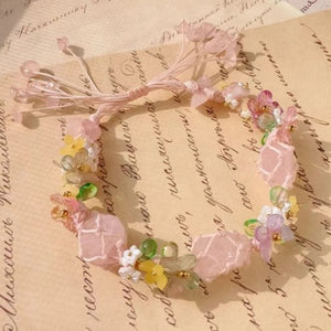 Crystal Early Spring Garland Bracelet Fashion Handmade