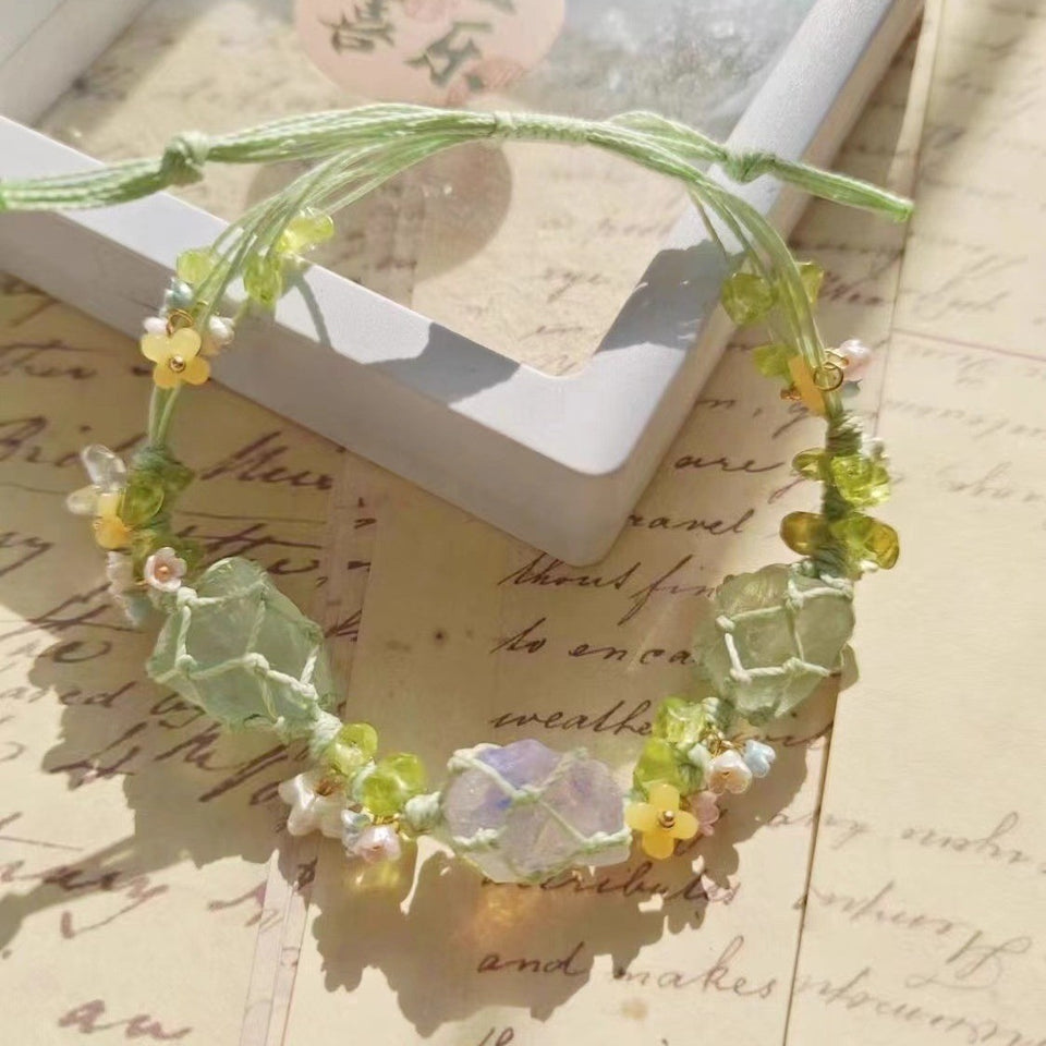 Crystal Early Spring Garland Bracelet Fashion Handmade