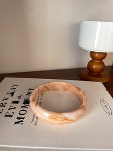 Irregular Wide-brimmed Acrylic Acetate Bracelet For Women