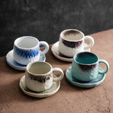Retro-style Mugs For Afternoon Tea At Home