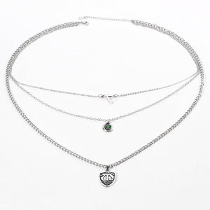 Multilayer short necklace necklace