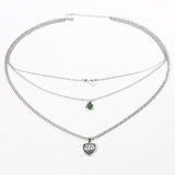 Multilayer short necklace necklace