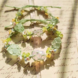 Crystal Early Spring Garland Bracelet Fashion Handmade