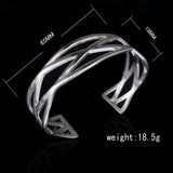 Trend Jewelry Silver Plated Cross Bracelet